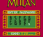 Main Menu, Options Menu & Password Screen